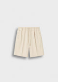 Pantalón Corto Pinzas Alberto en beige, vista delantera
