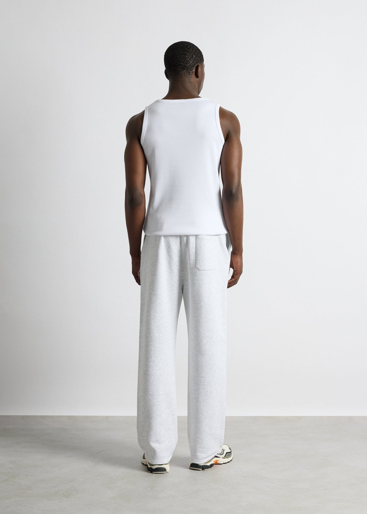 Pantalón de Chándal Recto Pablo en gris ceniza, foto 6