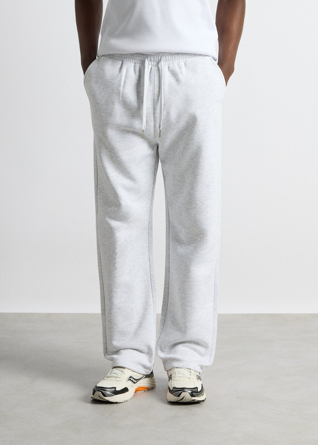 Pantalón de Chándal Recto Pablo en gris ceniza, foto 4