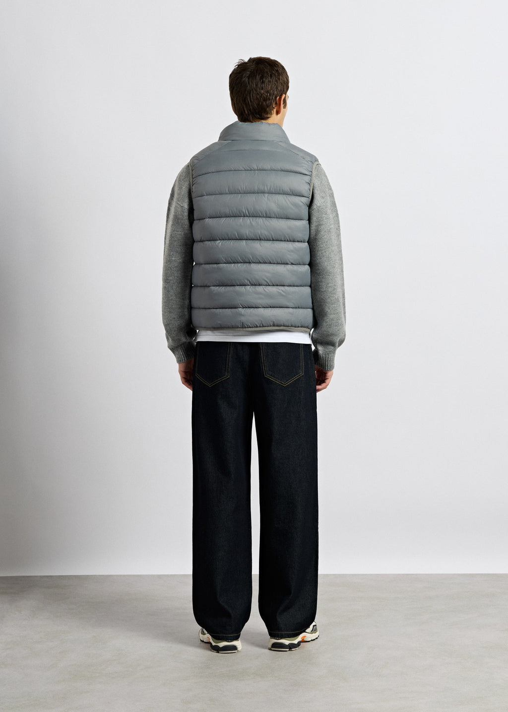 Chaleco Acolchado Ligero Bruno en gris, foto 5