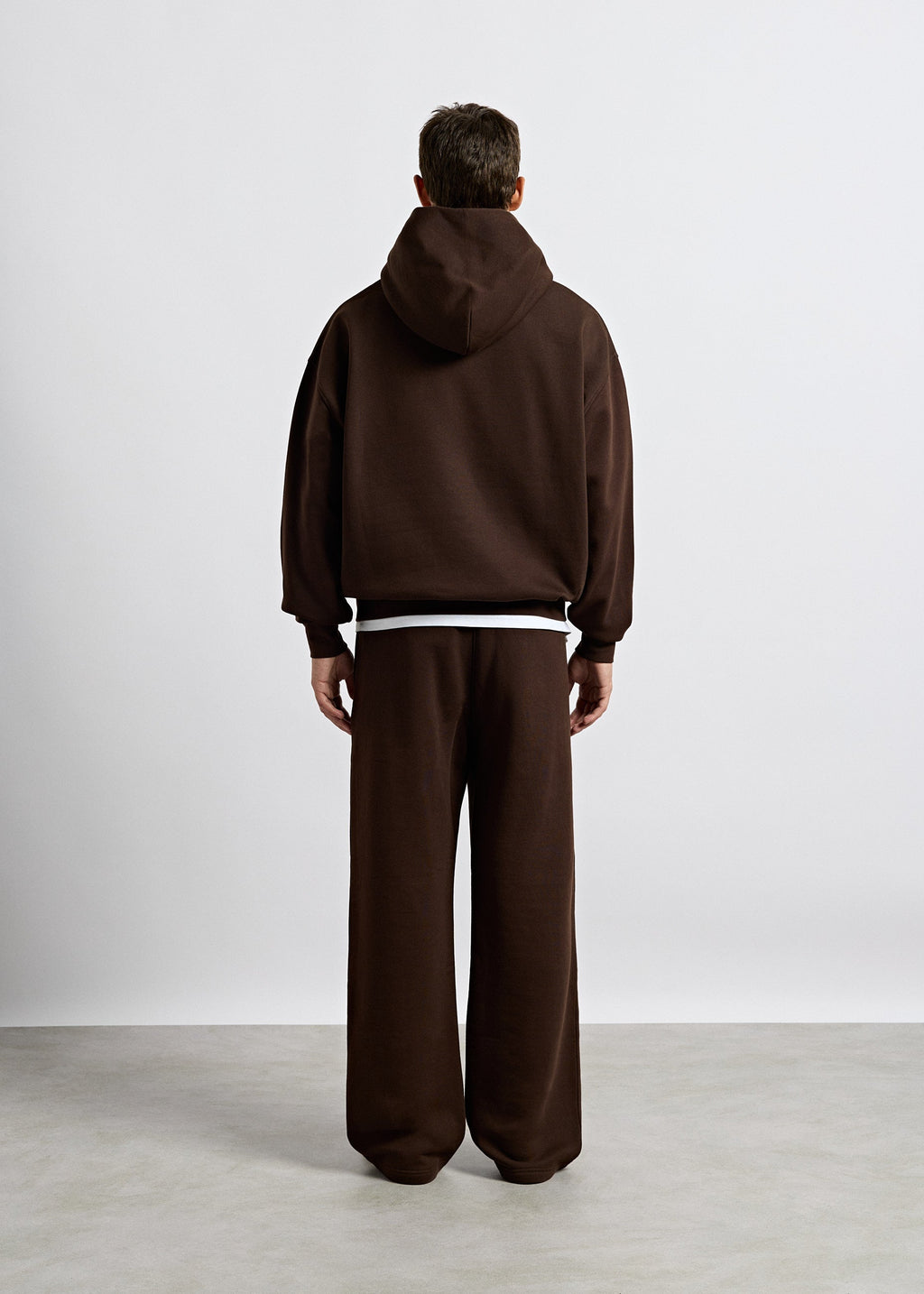 Sudadera Capucha Oversize Teo en chocolate, foto 5
