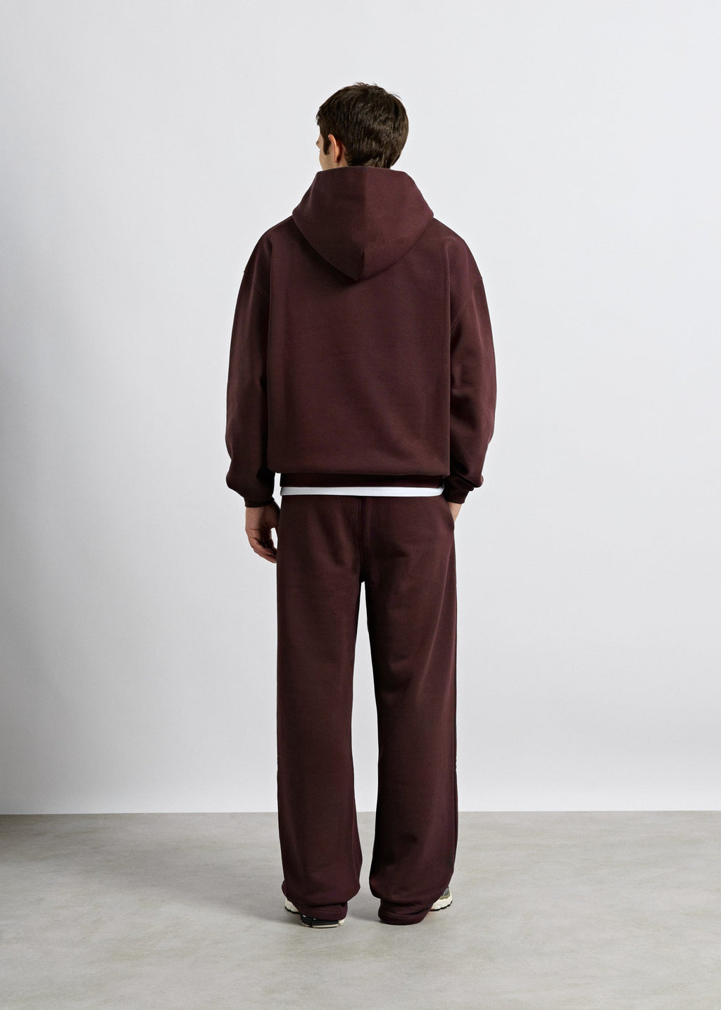 Sudadera Capucha Oversize Teo en ciruela, foto 5