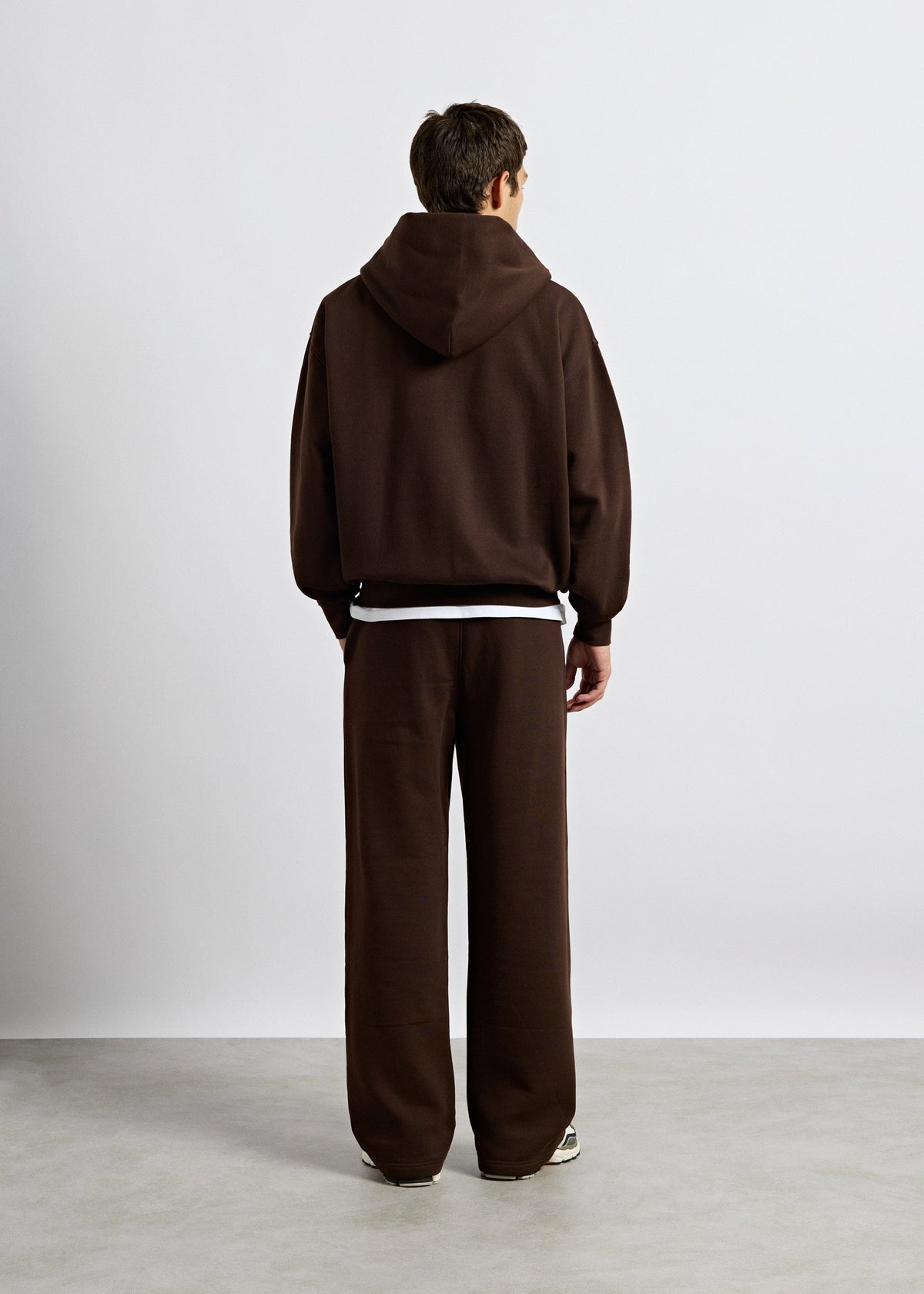 Sudadera Cremallera Oversize Ciro en chocolate, foto 5