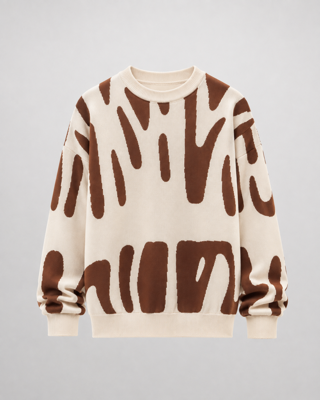 Sudadera Abstract Brush Oversize