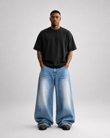 Jeans Wide Leg Light Blue