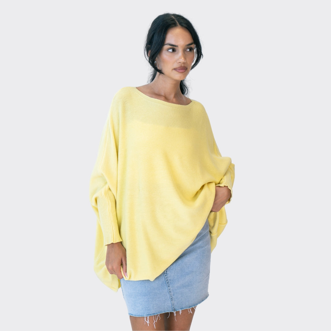 Jersey Oversize Hombros Caídos Rafaela