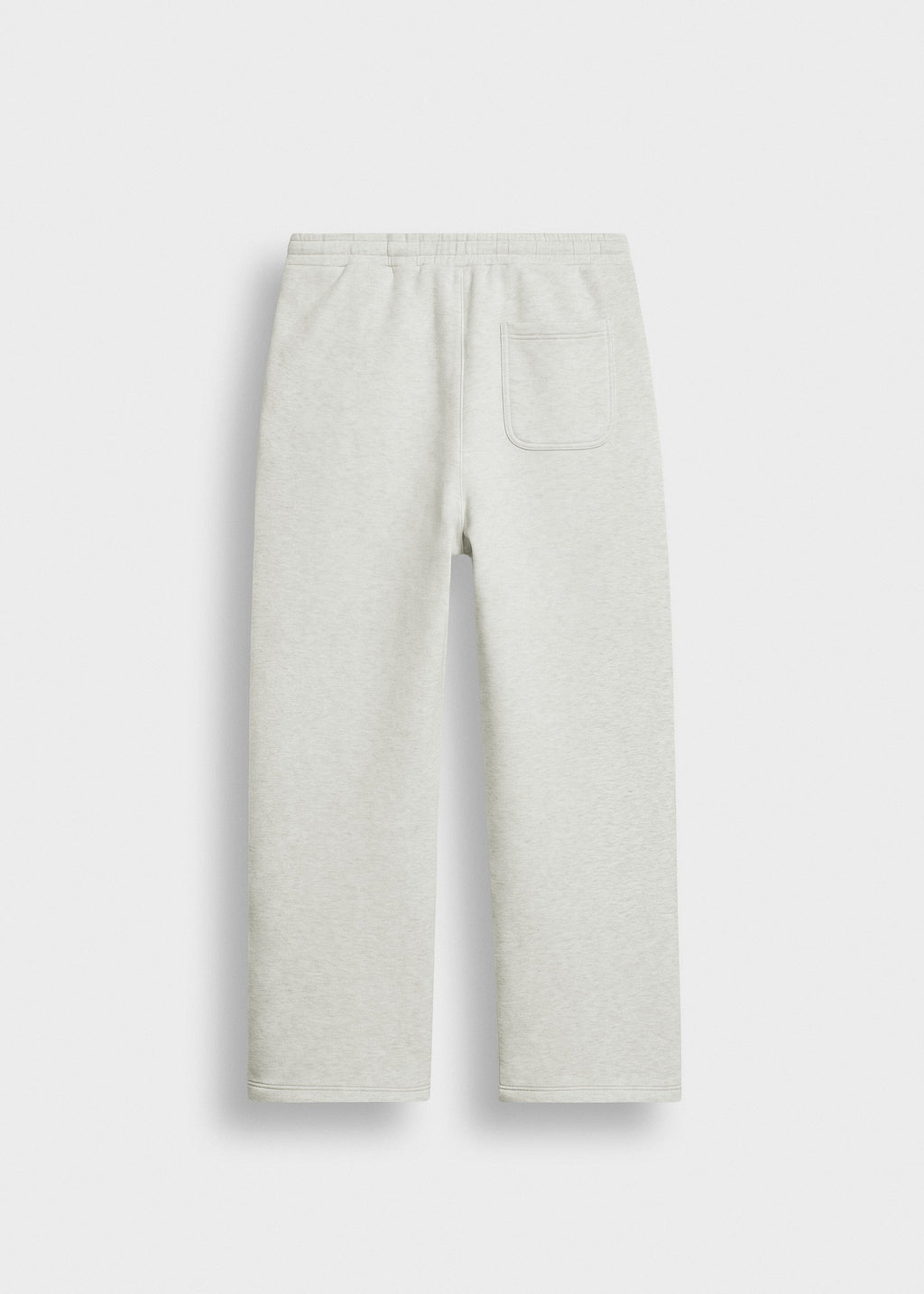 Pantalón Scuba Pinzas Andrés en gris ceniza, vista trasera