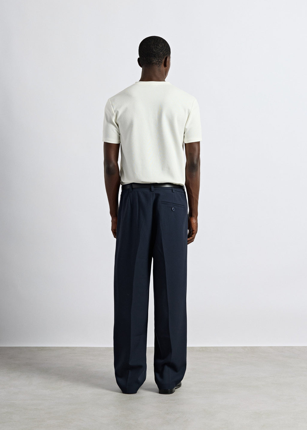 Pantalón de Vestir Recto Diego en azul marino, foto 5