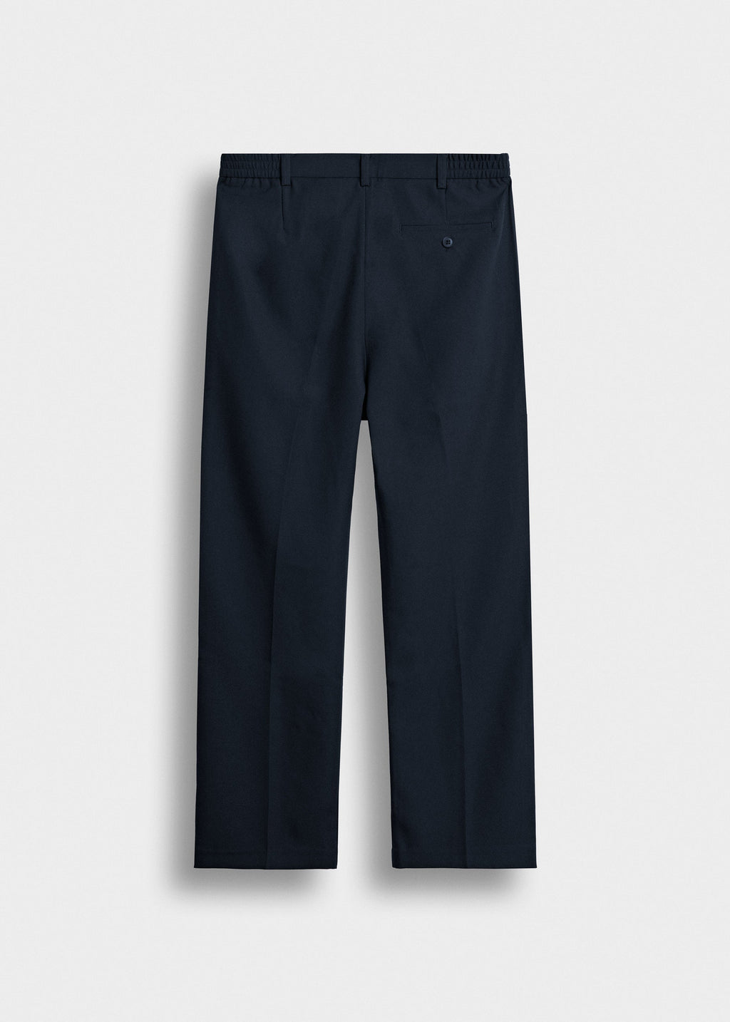 Pantalón de Vestir Recto Diego en azul marino, vista trasera