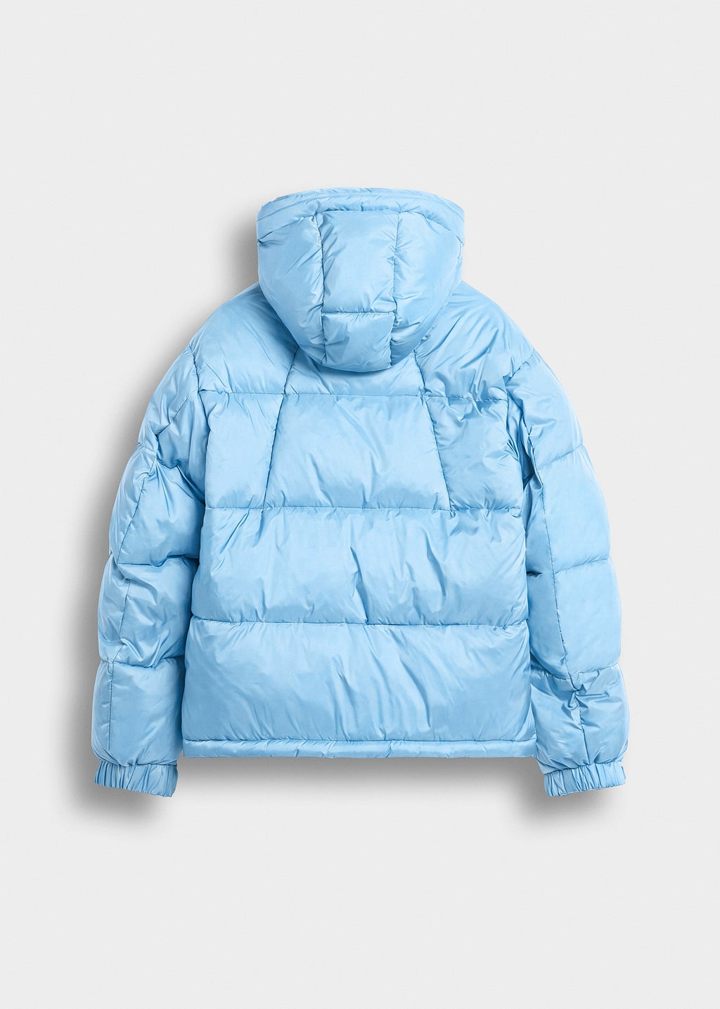 Chaqueta Acolchada Puños Ajustables Unai en azul hielo, vista trasera