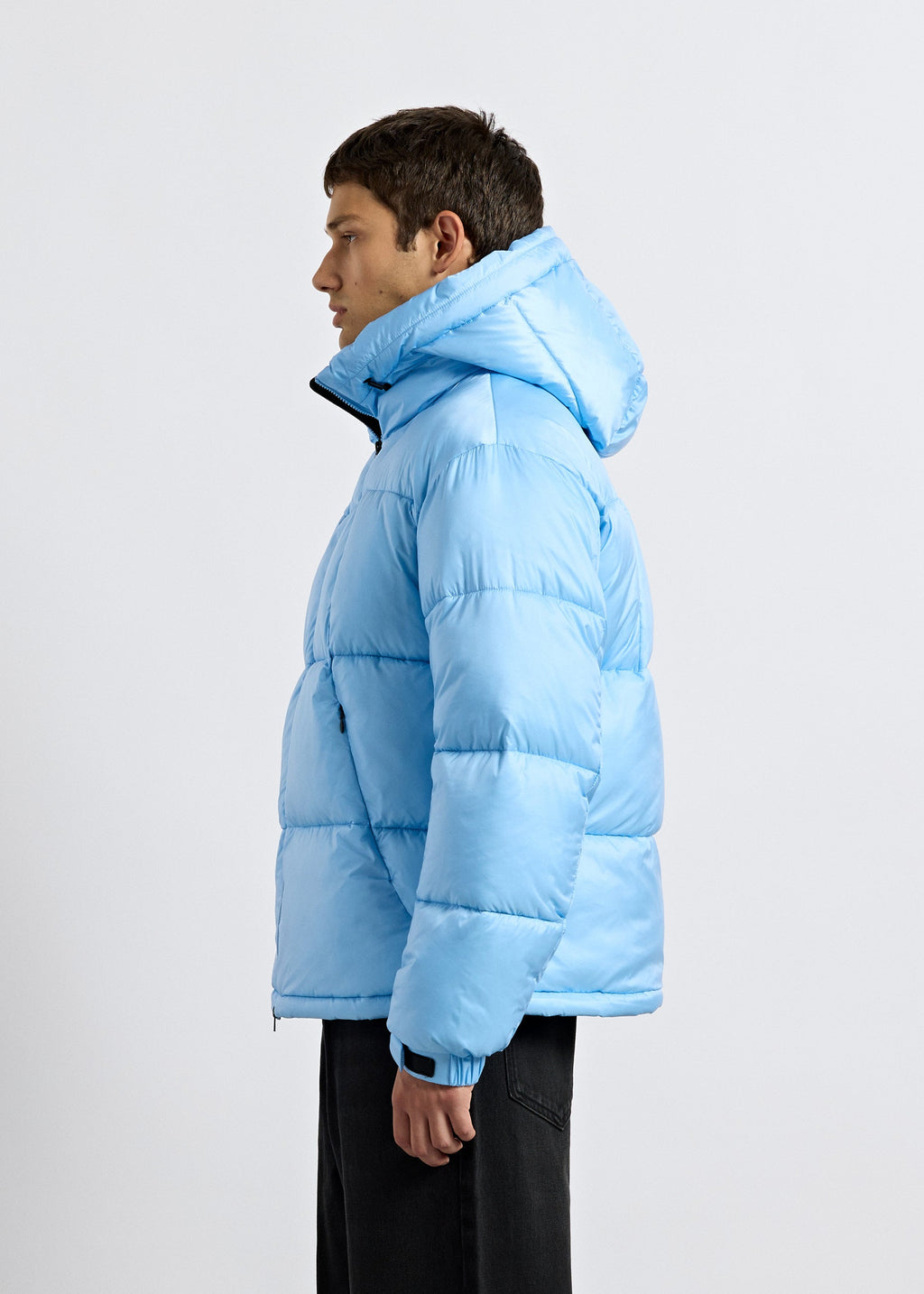 Chaqueta Acolchada Puños Ajustables Unai en azul hielo, foto 5