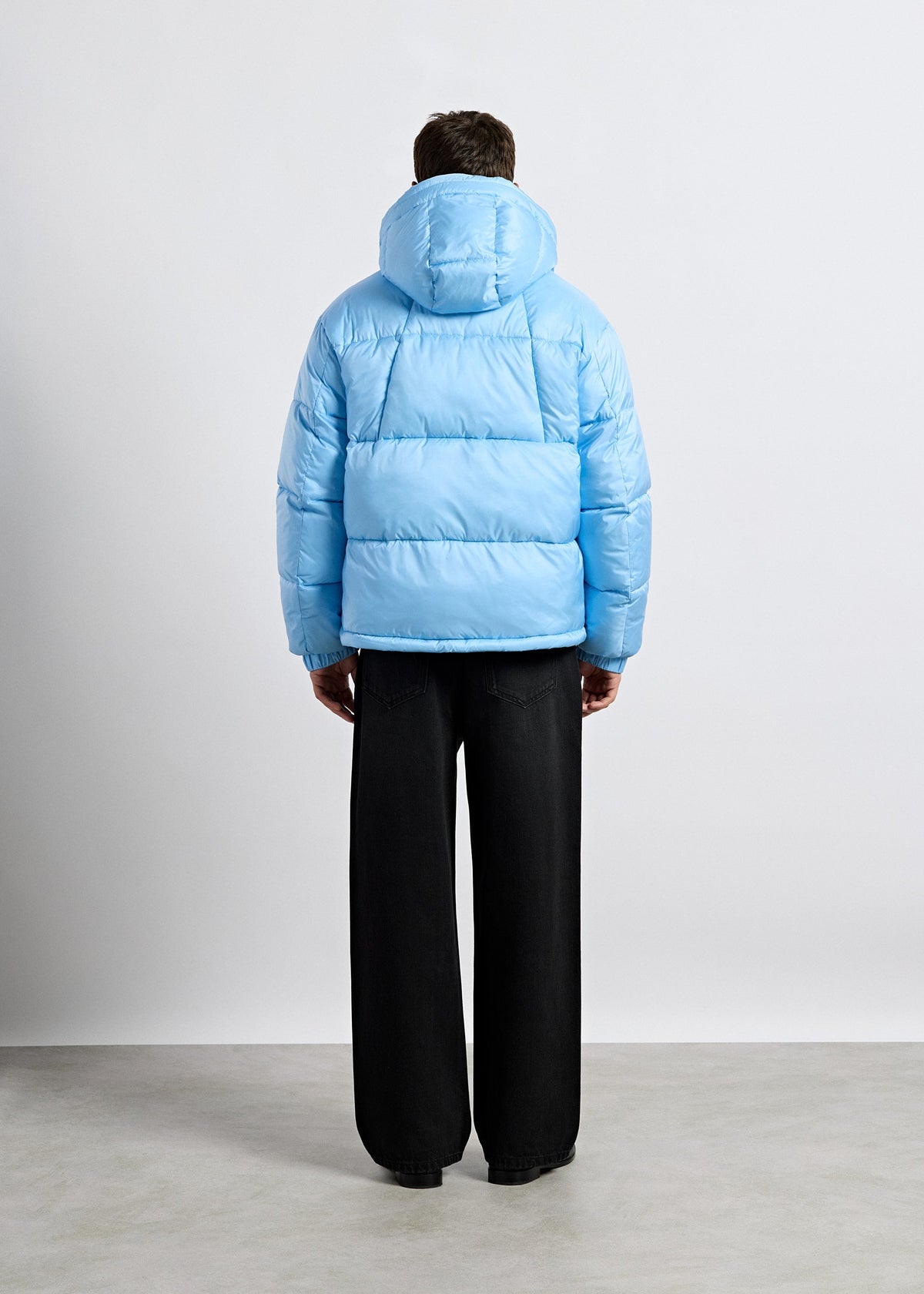 Chaqueta Acolchada Puños Ajustables Unai en azul hielo, foto 7