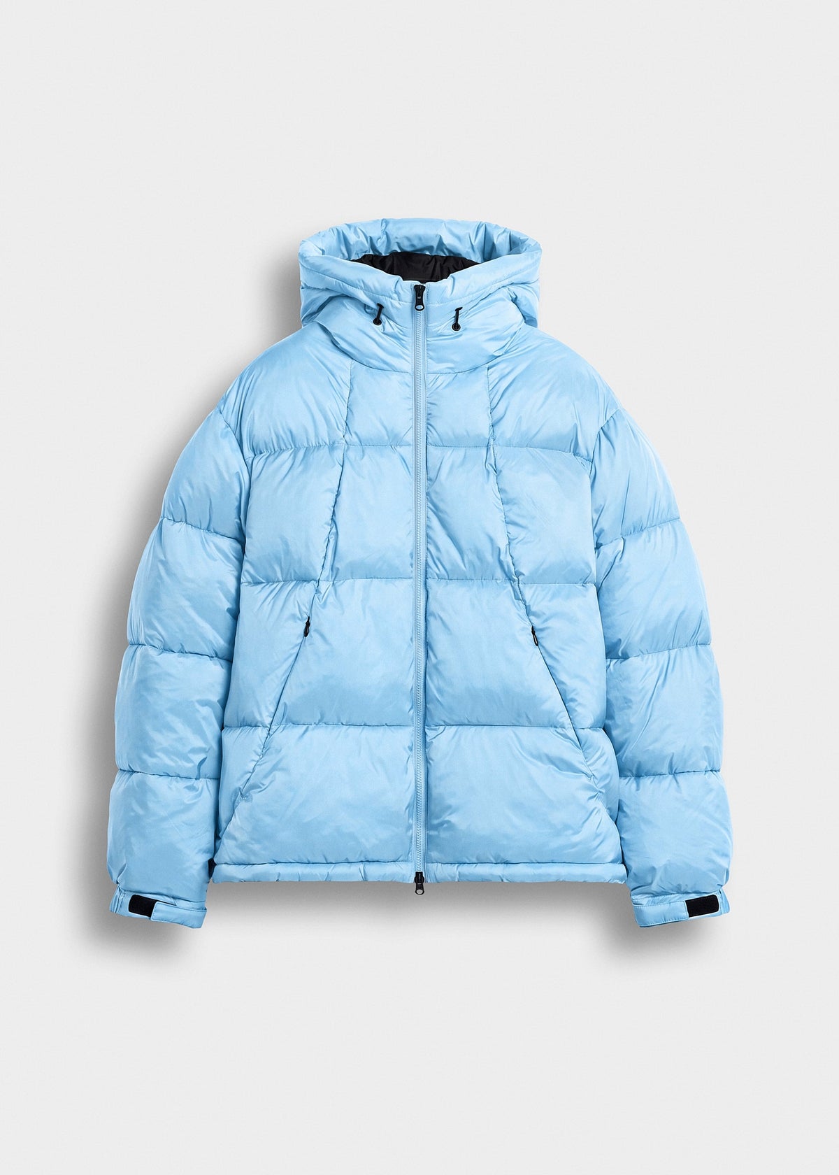 Chaqueta Acolchada Puños Ajustables Unai en azul hielo, vista delantera