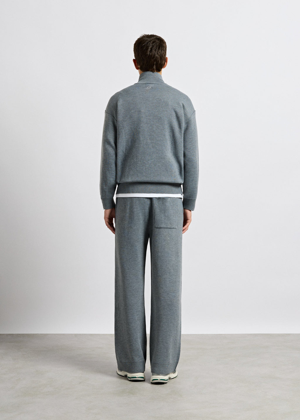 Pantalón de Punto Pierna Ancha Gonzalo en gris, foto 5