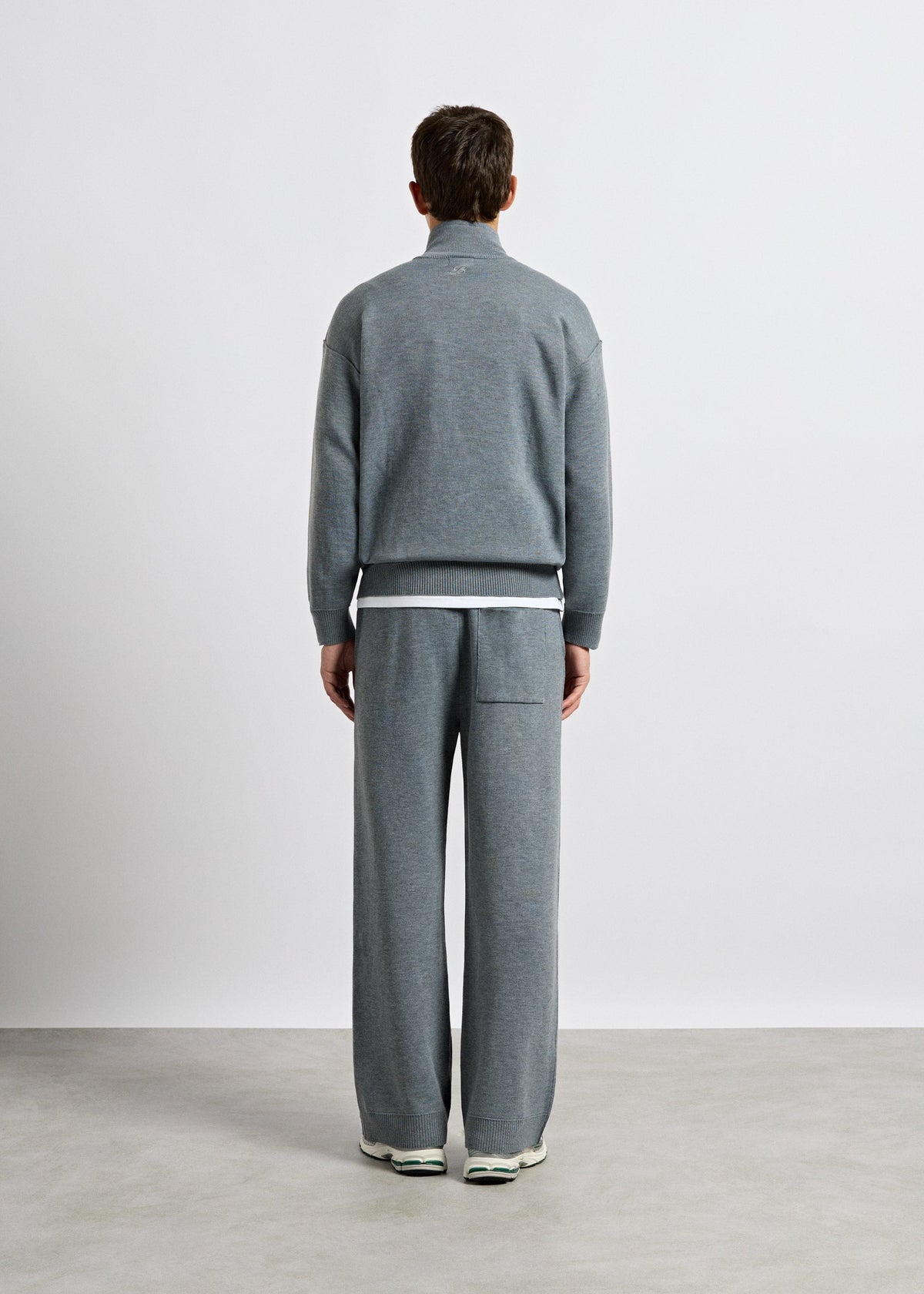 Pantalón de Punto Pierna Ancha Gonzalo en gris, foto 5
