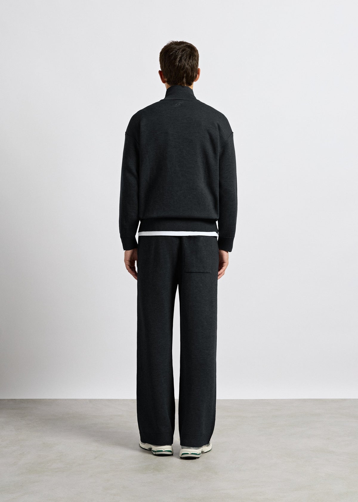 Pantalón de Punto Pierna Ancha Gonzalo en negro, foto 5