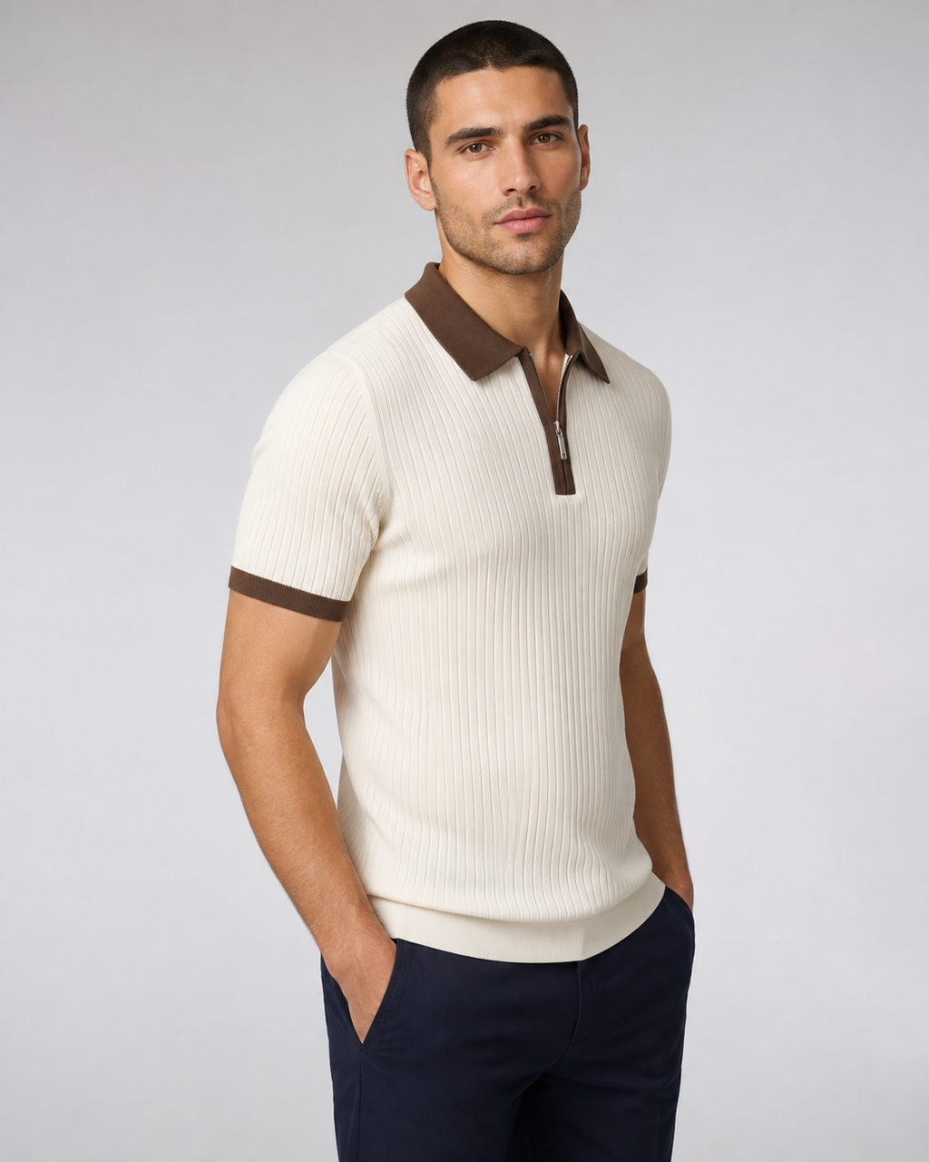 Polo Zip Texture VRS