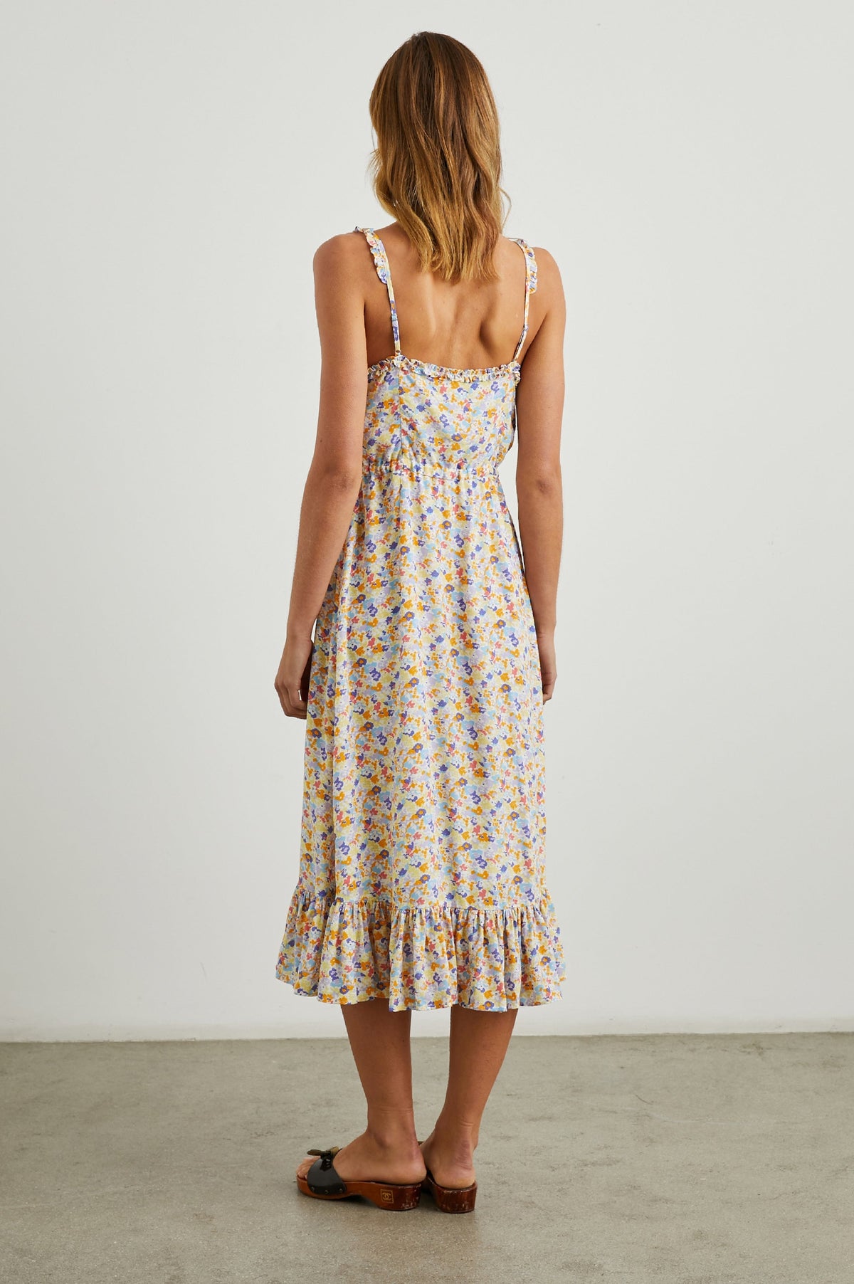 ADALYN DRESS - PAPAYA FLOWERS