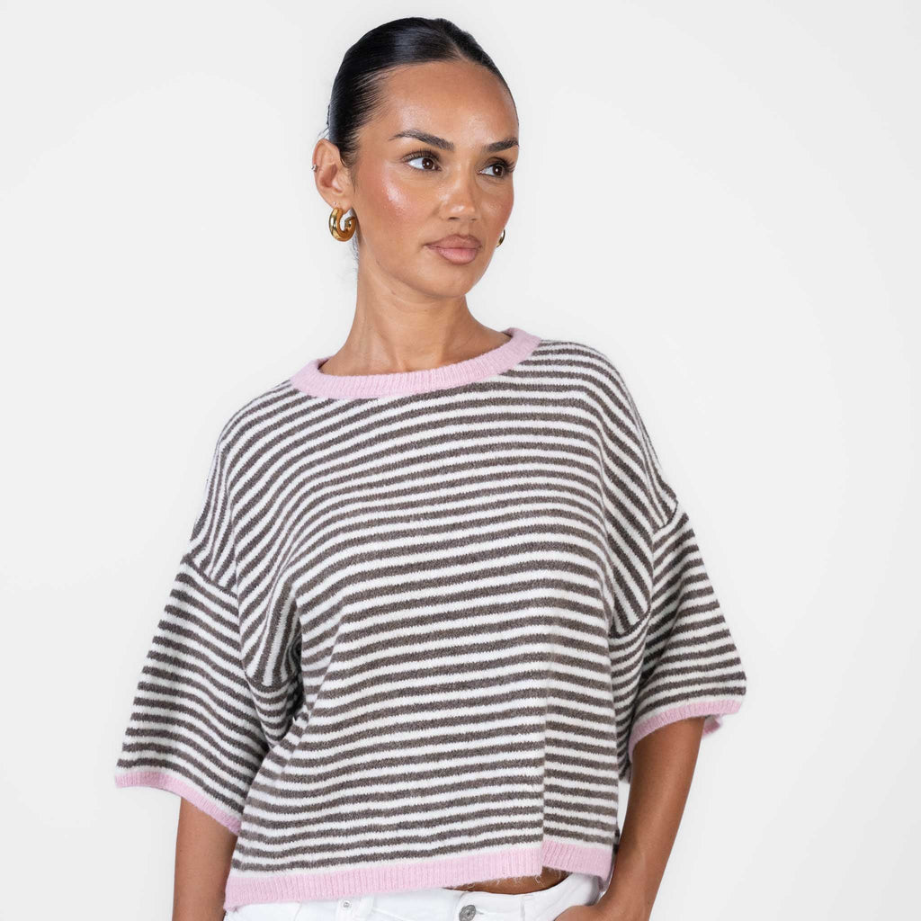 Camiseta Oversize de Rayas Ángela