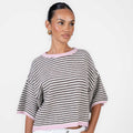 Camiseta Oversize de Rayas Ángela