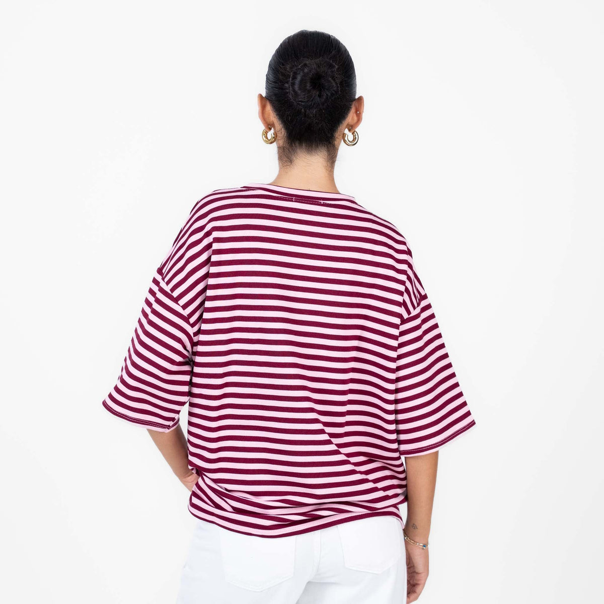 Camiseta Oversize de Rayas Alicia