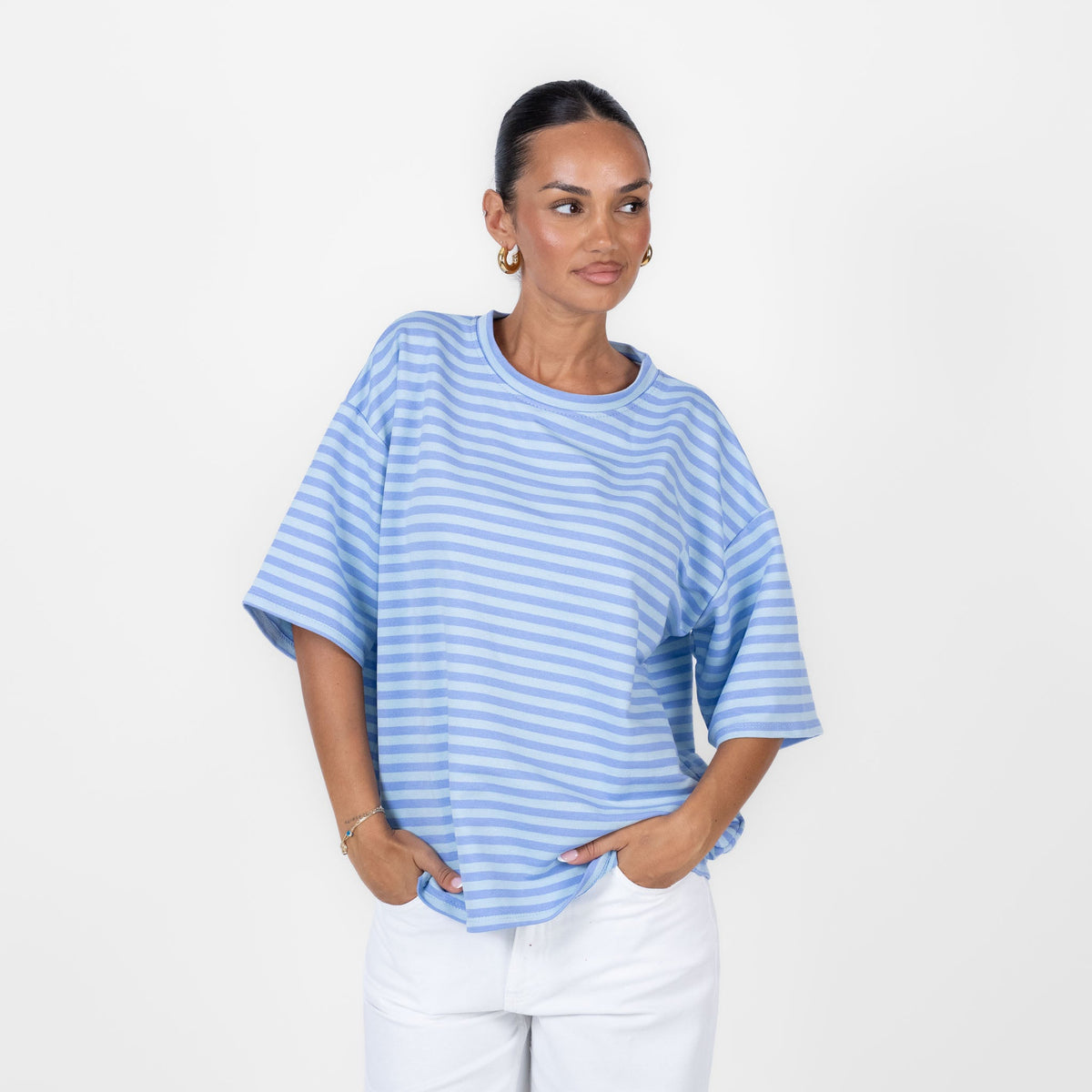 Camiseta Oversize de Rayas Alicia