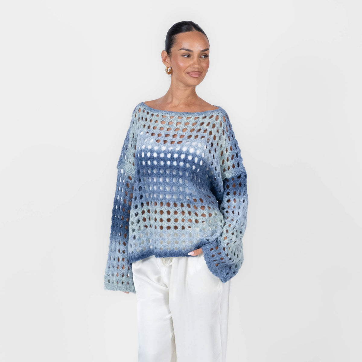 Jersey de Punto Calado Degradado Celia