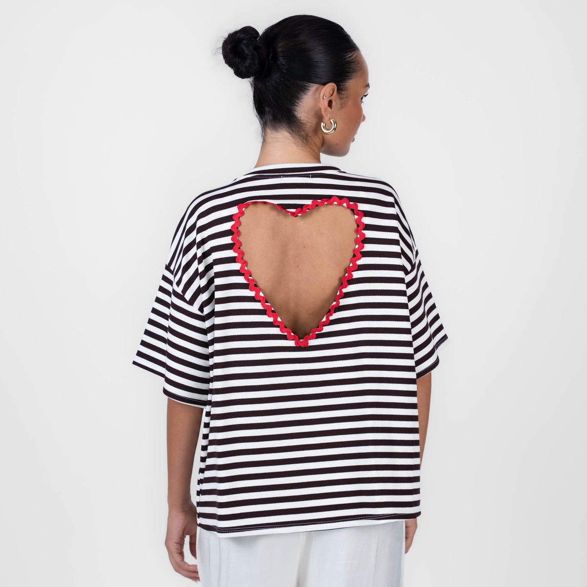 Camiseta Oversize Corazón Abierto Paula