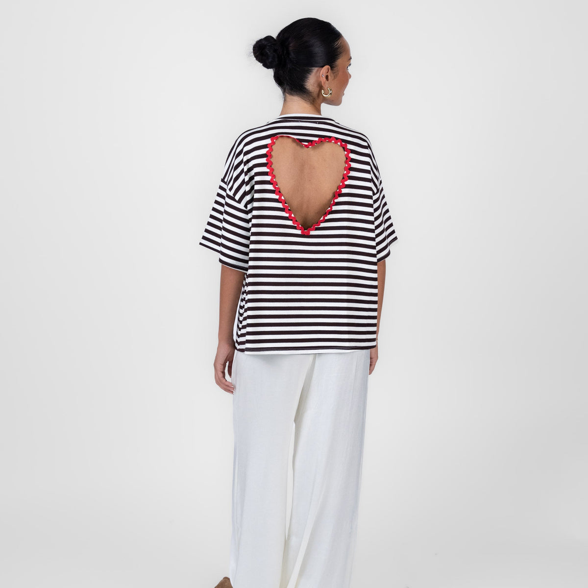 Camiseta Oversize Corazón Abierto Paula
