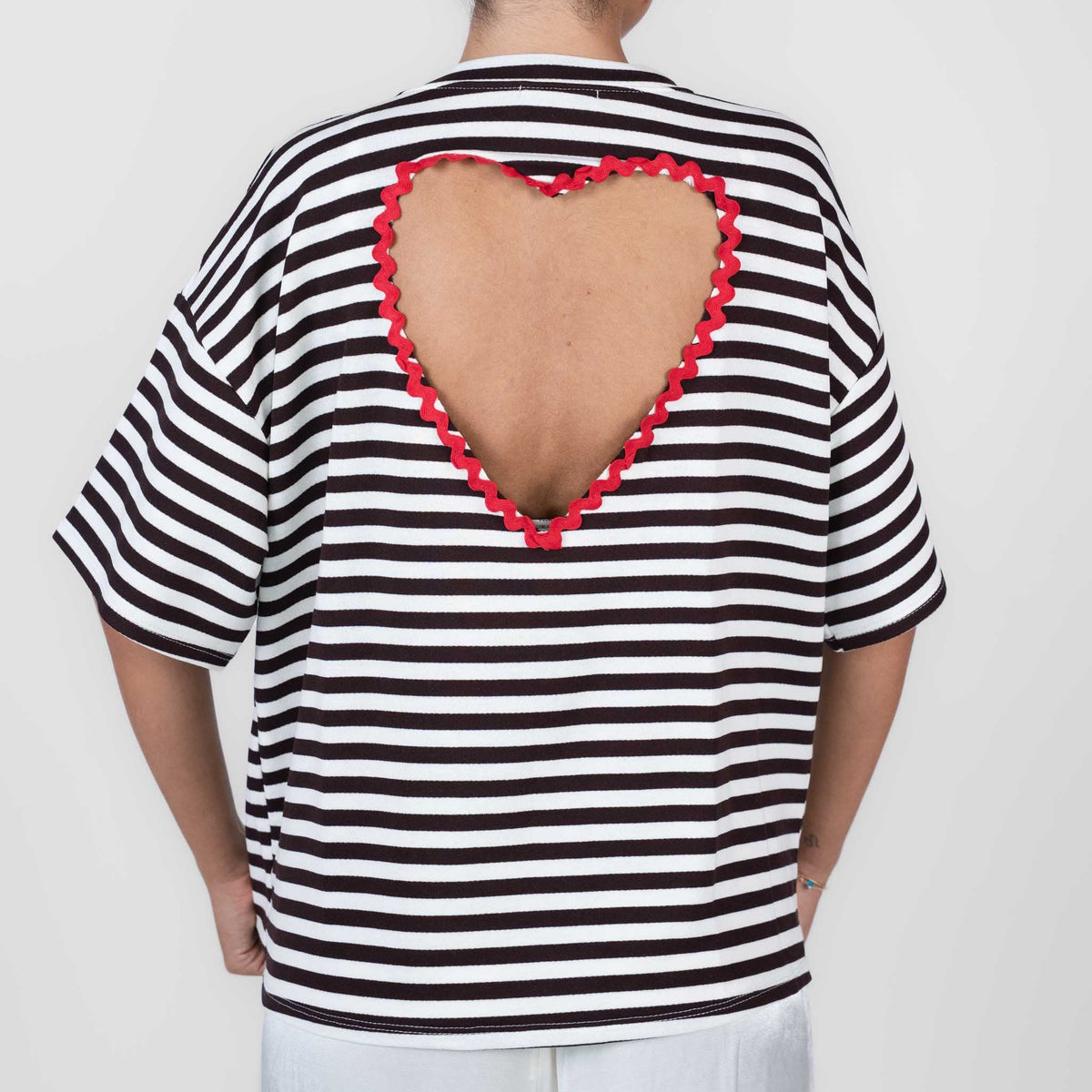 Camiseta Oversize Corazón Abierto Paula
