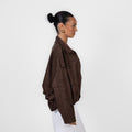Chaqueta Oversize Efecto Velour Elisa