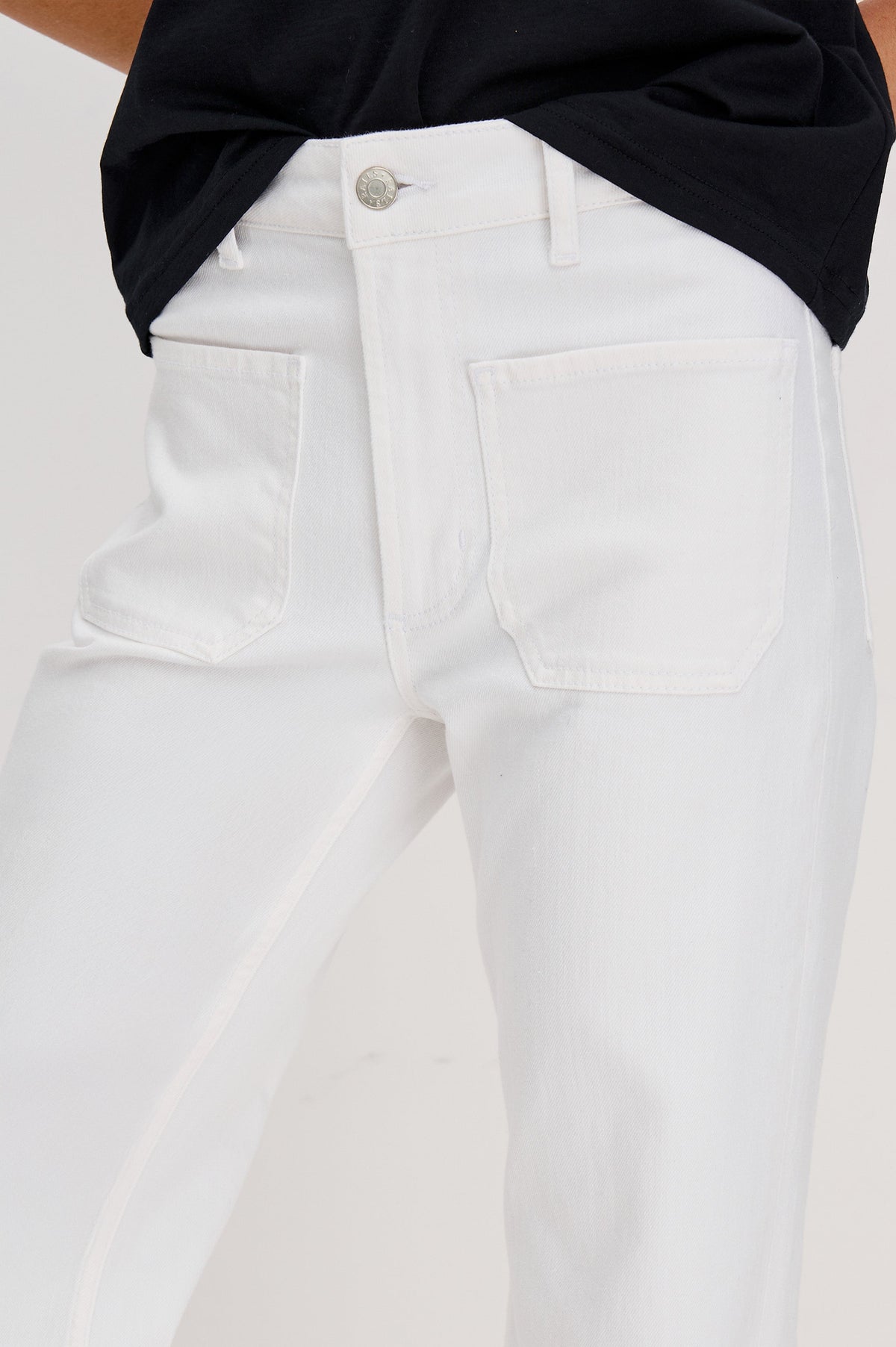 ALAMITOS FLARED TROUSER - SALT WHITE