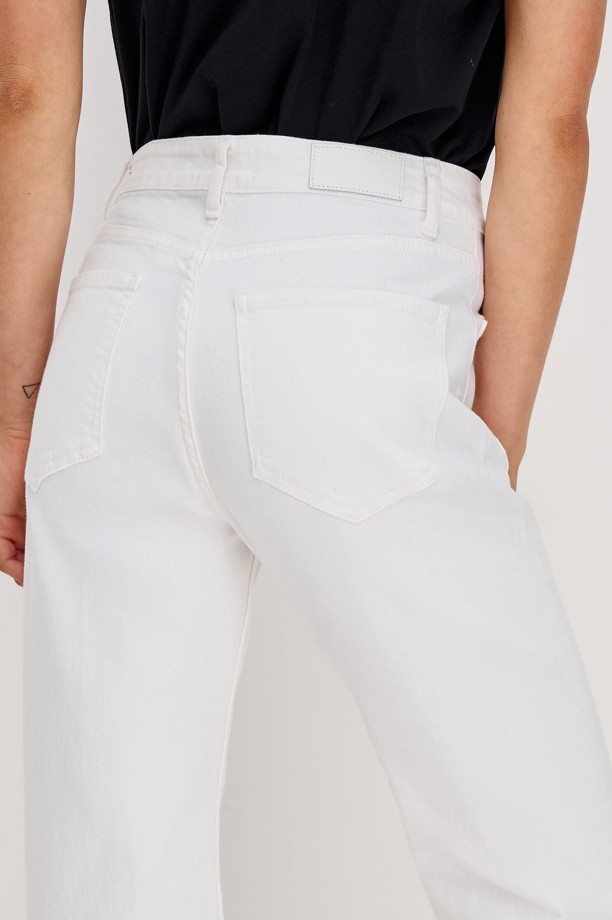 ALAMITOS FLARED TROUSER - SALT WHITE