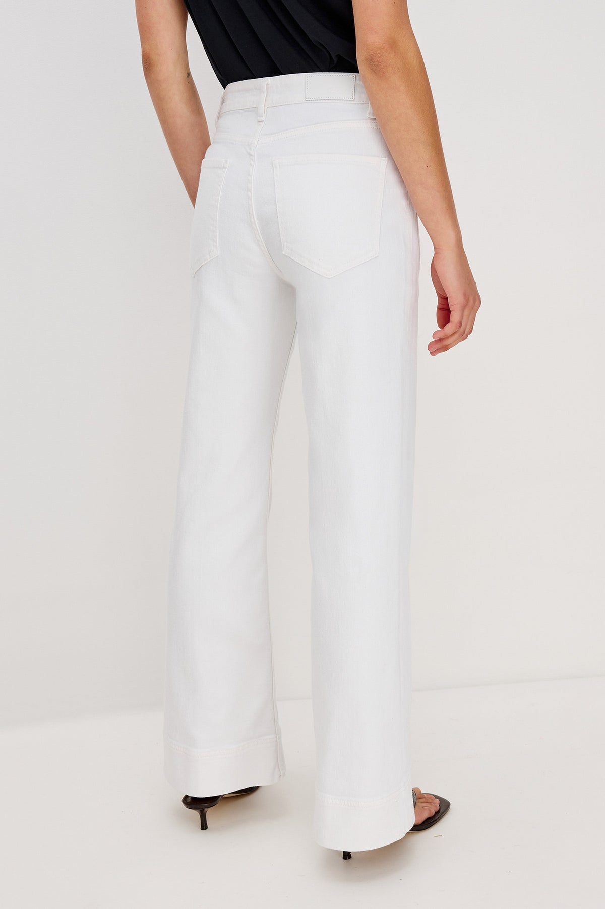 ALAMITOS FLARED TROUSER - SALT WHITE