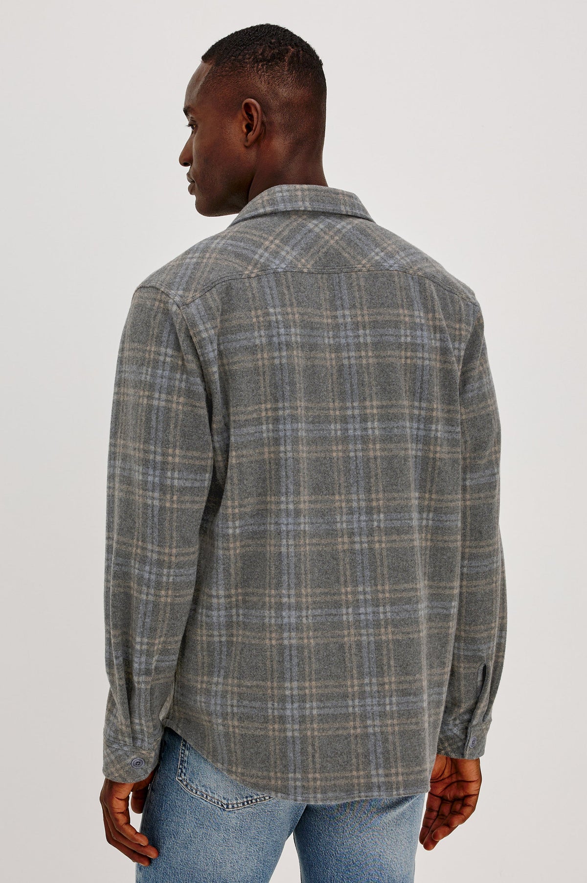 ALDER OVERSHIRT - COASTAL IRON HEATHER