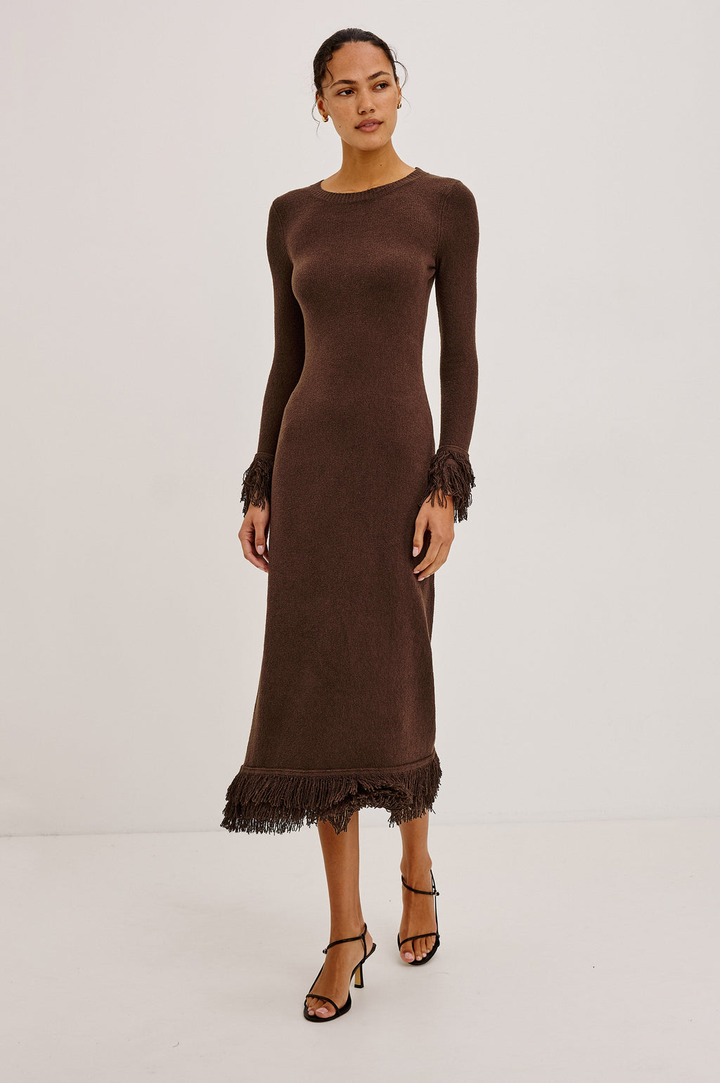 ALEJANDRA DRESS - ESPRESSO