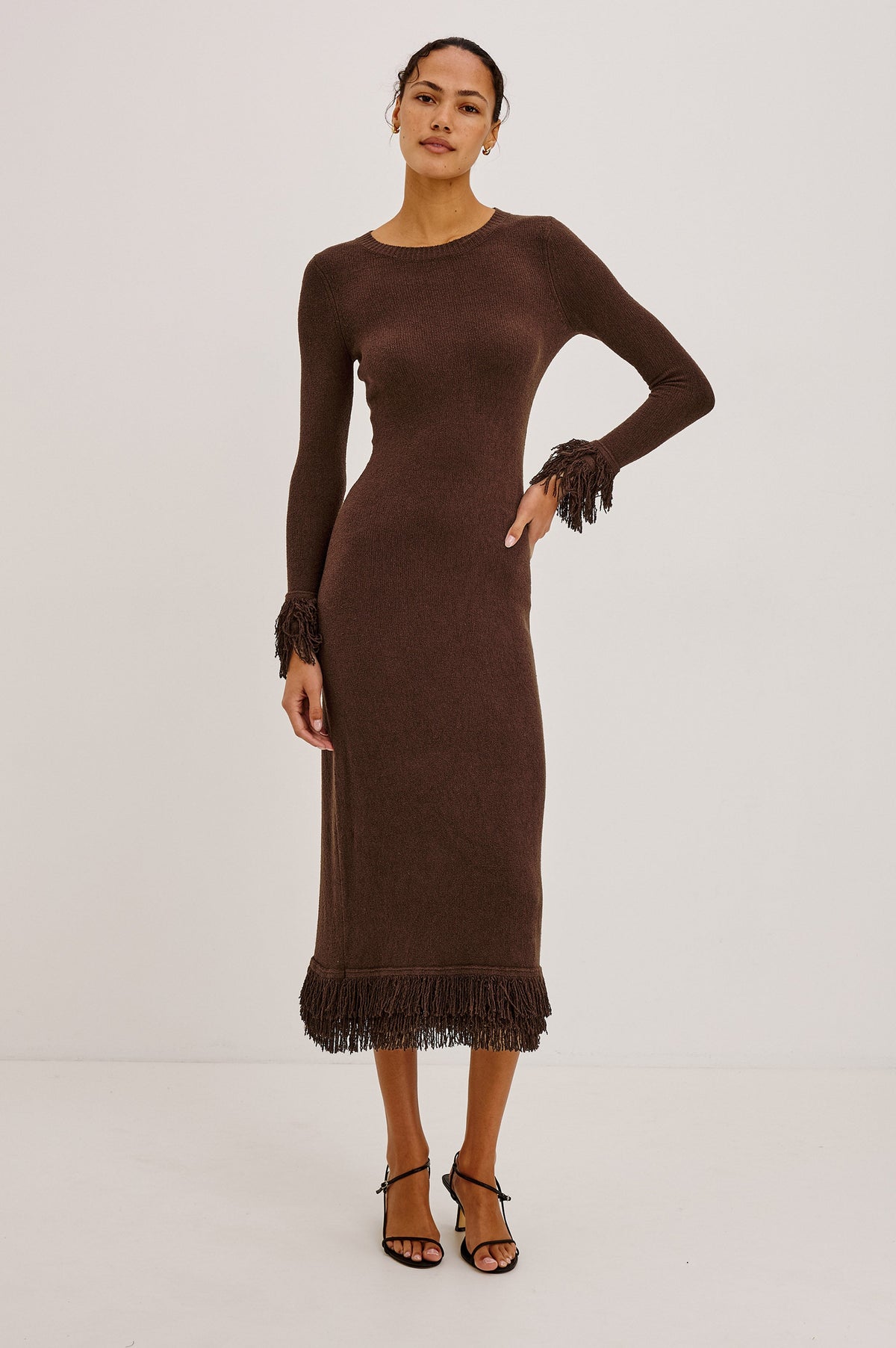 ALEJANDRA DRESS - ESPRESSO