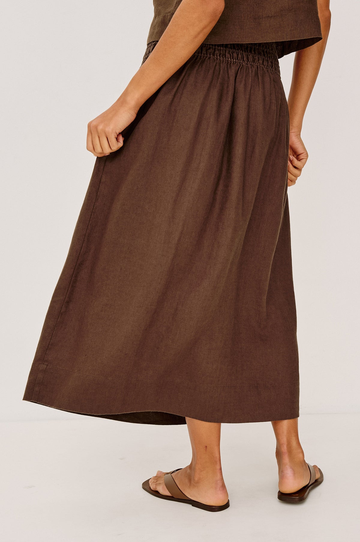 ALESSA SKIRT - ESPRESSO