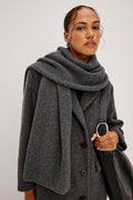 ALPS CASHMERE SILK UNISEX SCARF - THUNDER