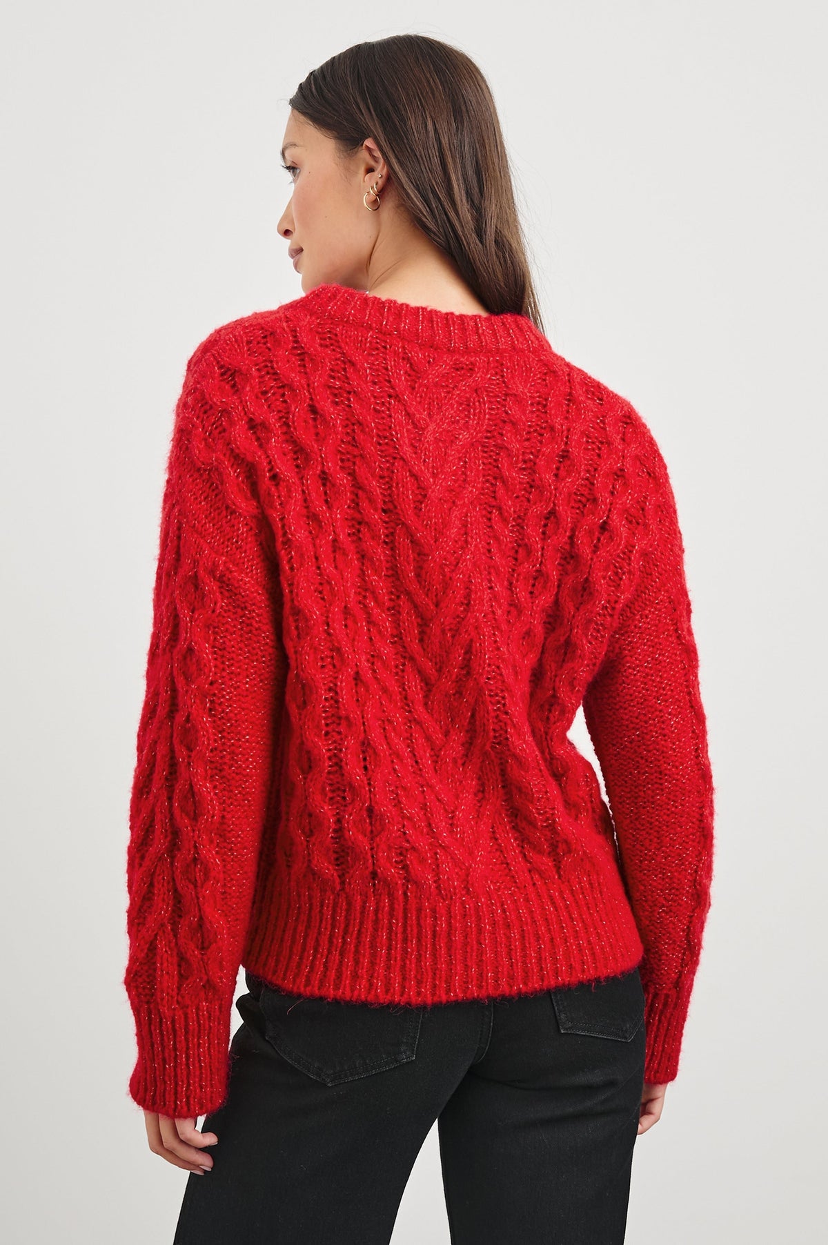 AMELIE CARDIGAN - SCARLET