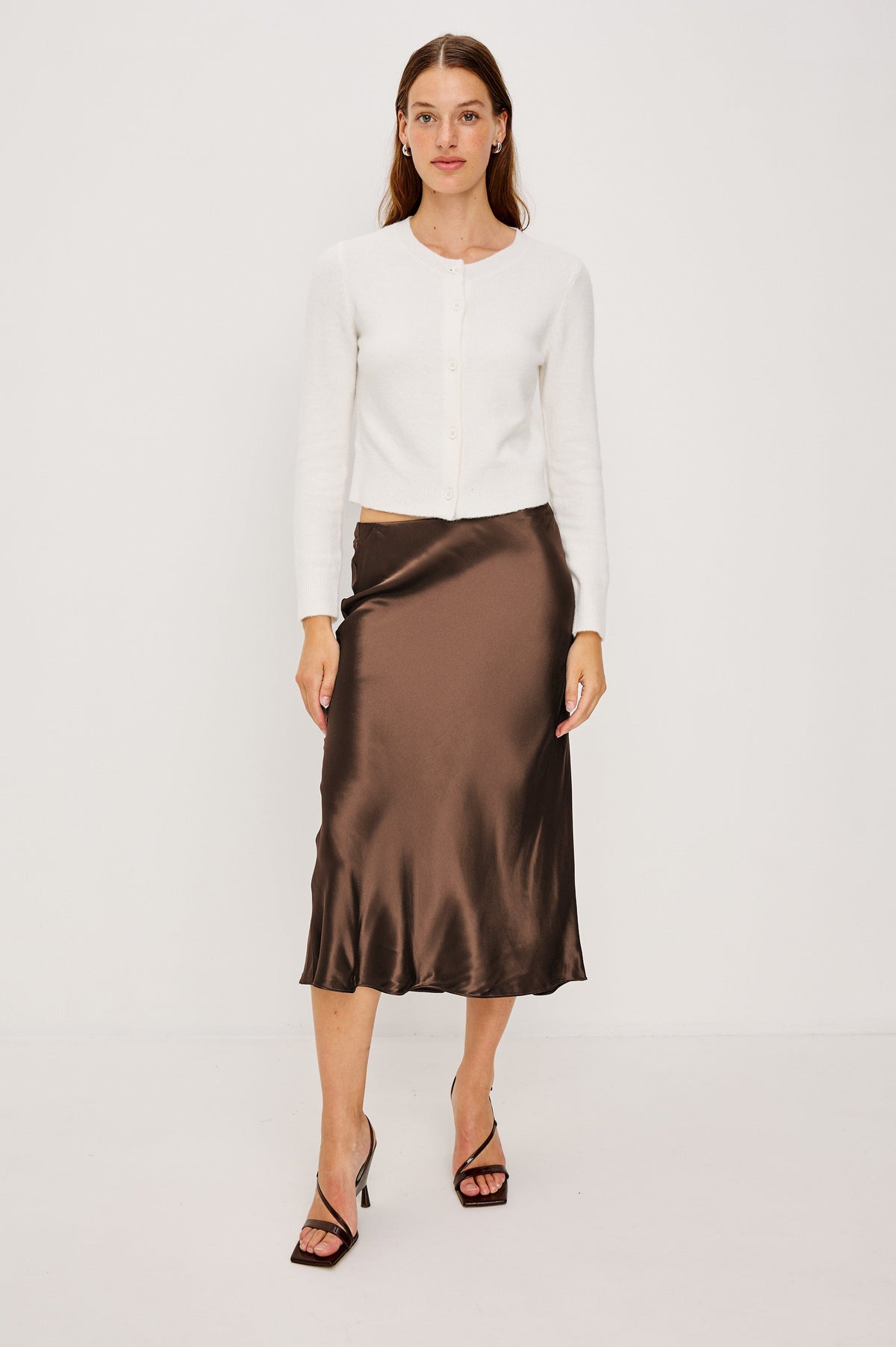 ANYA SKIRT - ESPRESSO