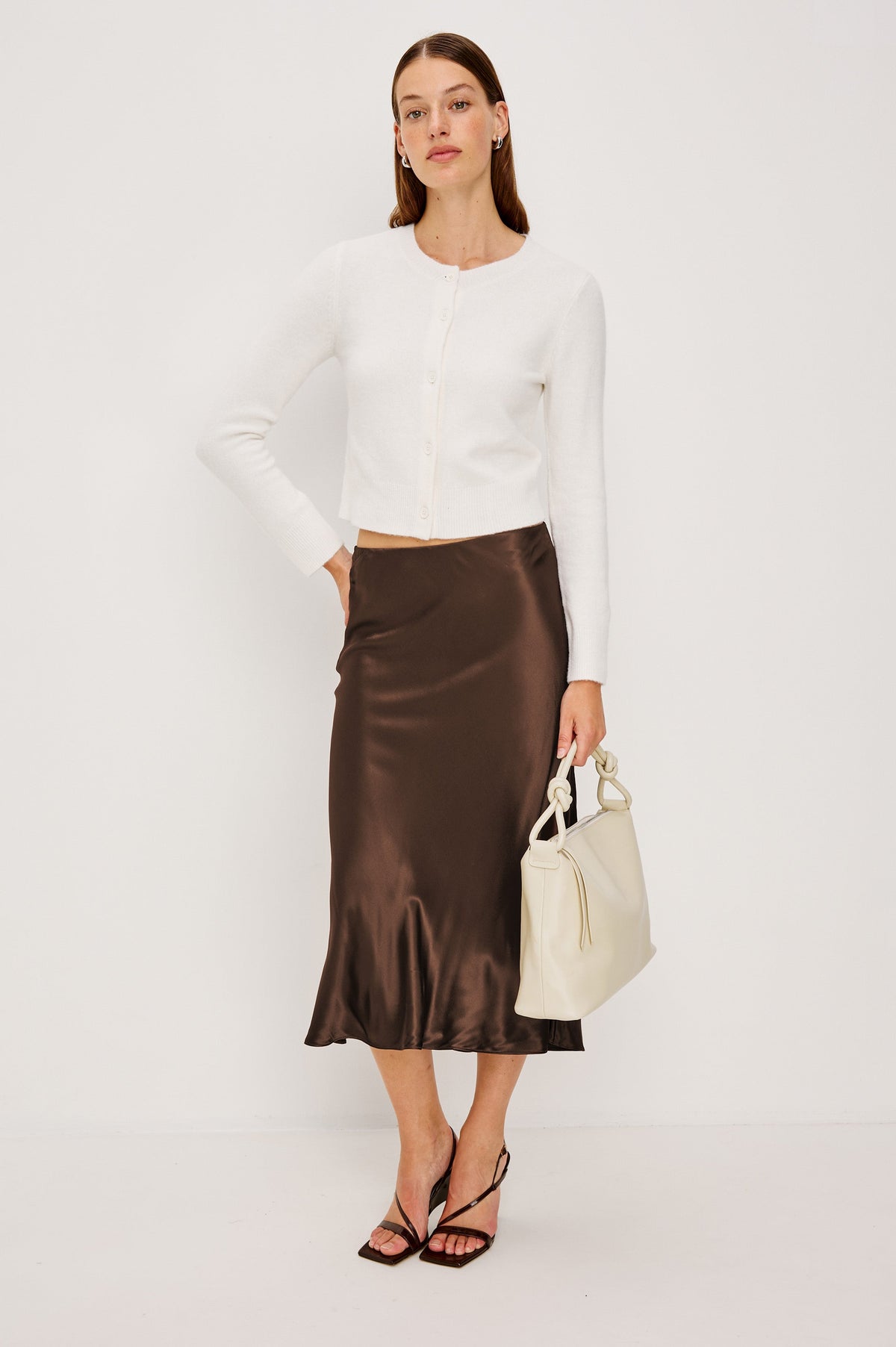 ANYA SKIRT - ESPRESSO