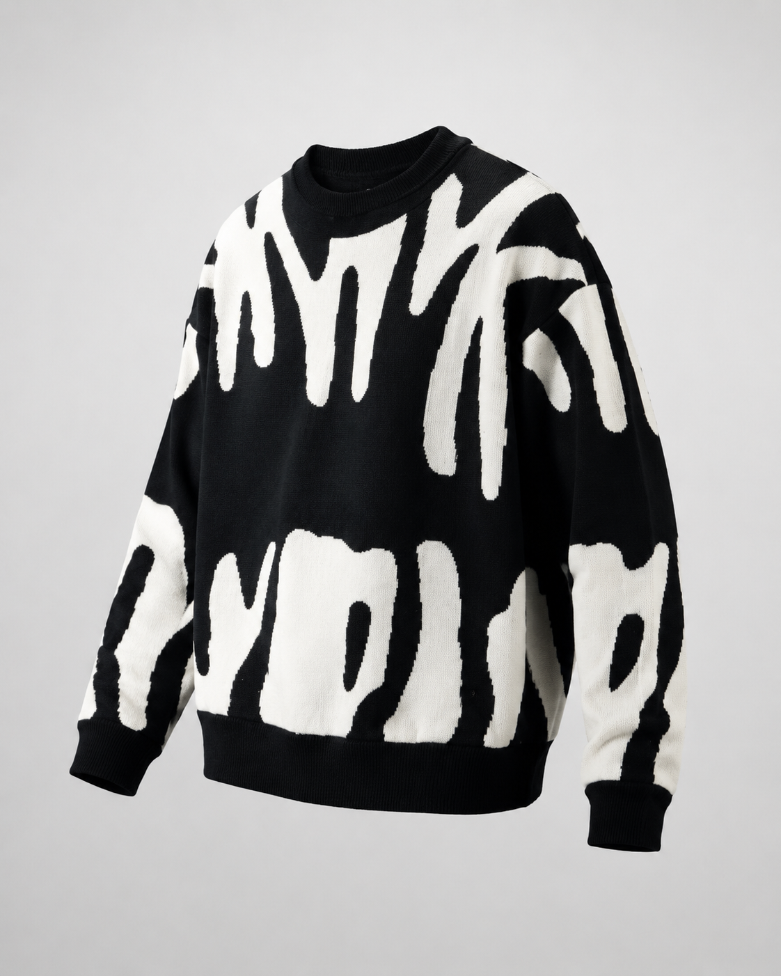 Sudadera Abstract Brush Oversize