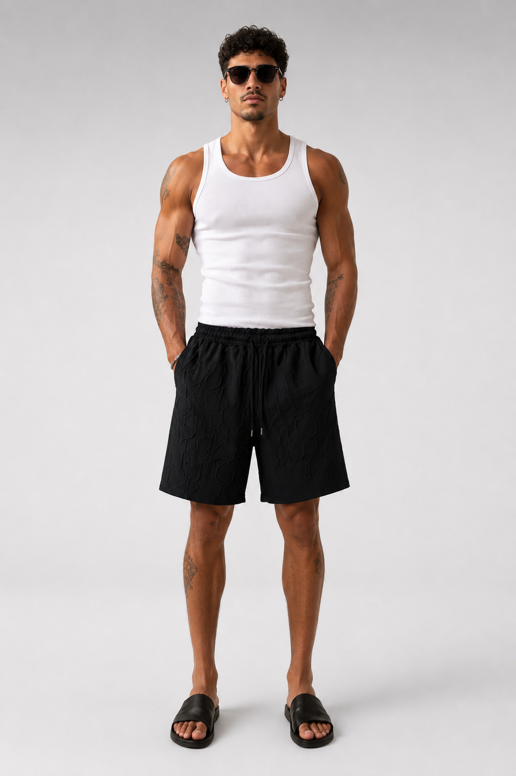 Short Embossed Resort