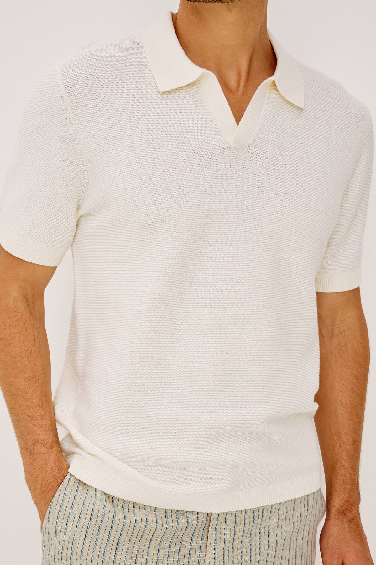 BAKER POLO SHIRT - IVORY