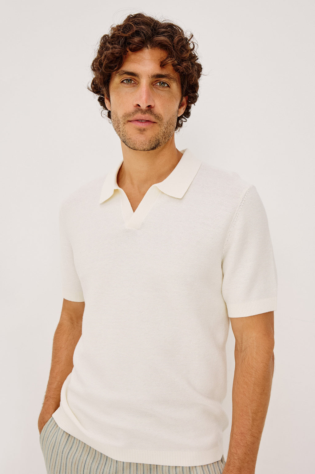 BAKER POLO SHIRT - IVORY
