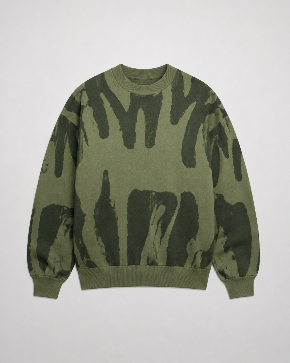 Sudadera Abstract Brush Oversize