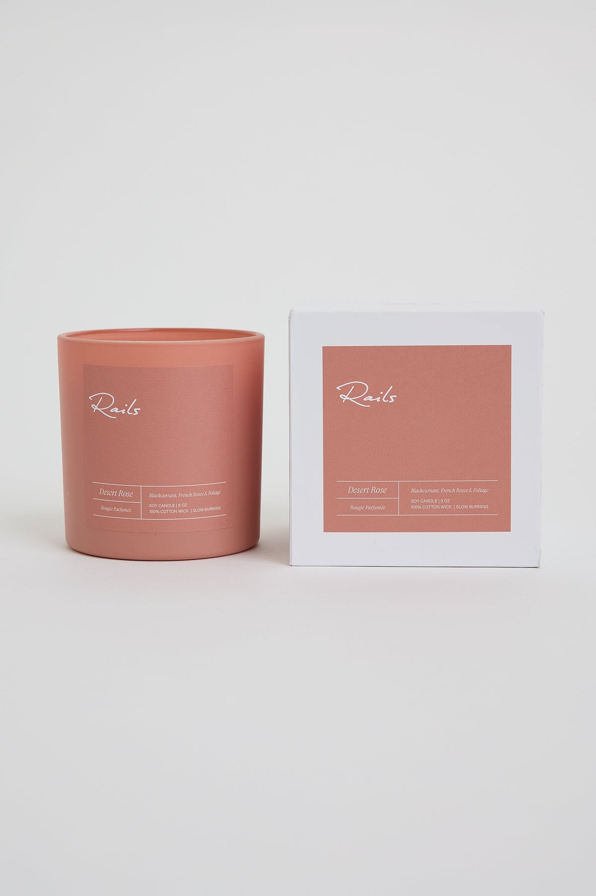 DESERT ROSE CANDLE - BLACK CURRANT, FRENCH ROSES, FOLIAGE