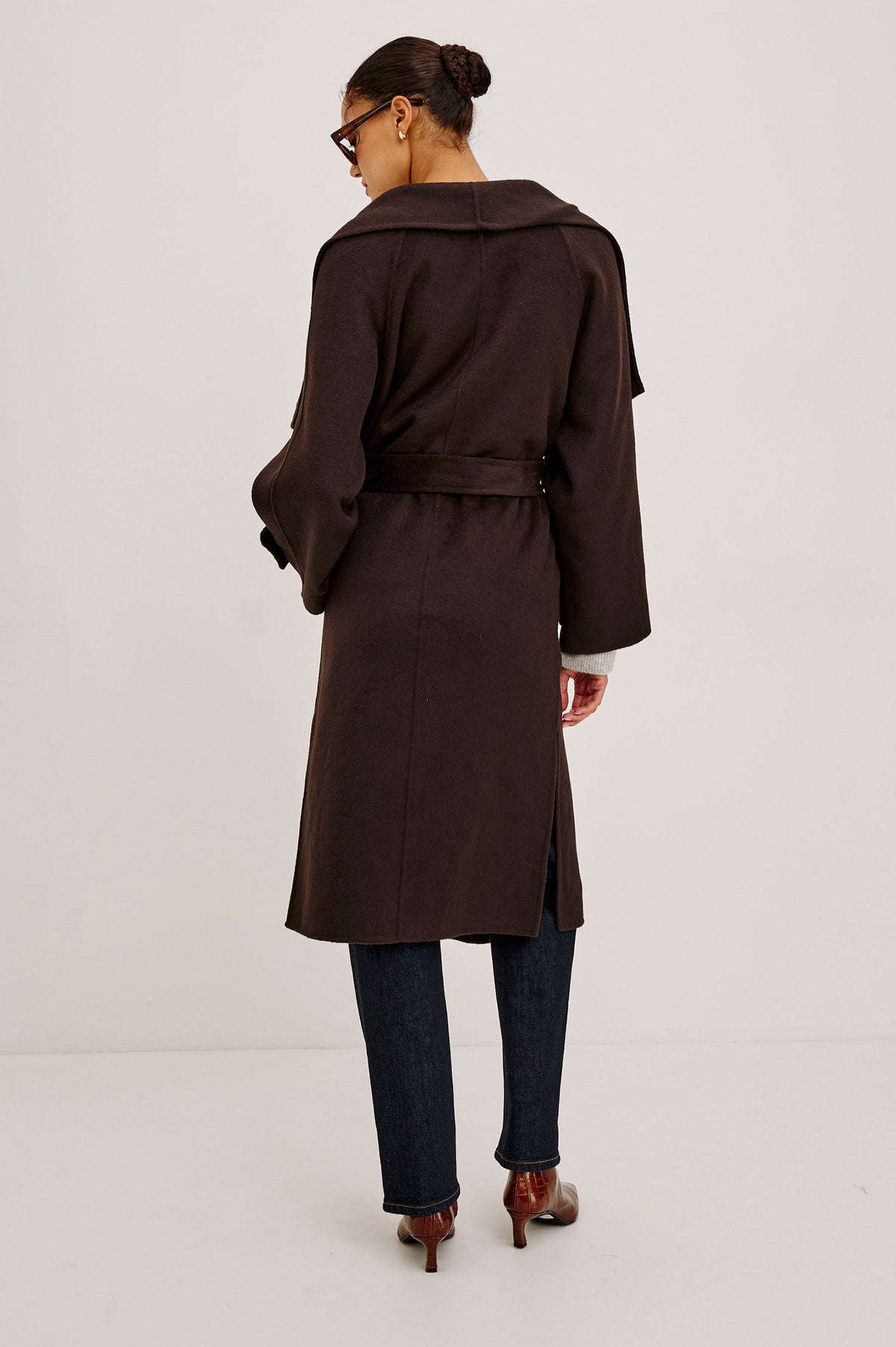 CELESTE COAT - CHOCOLATE