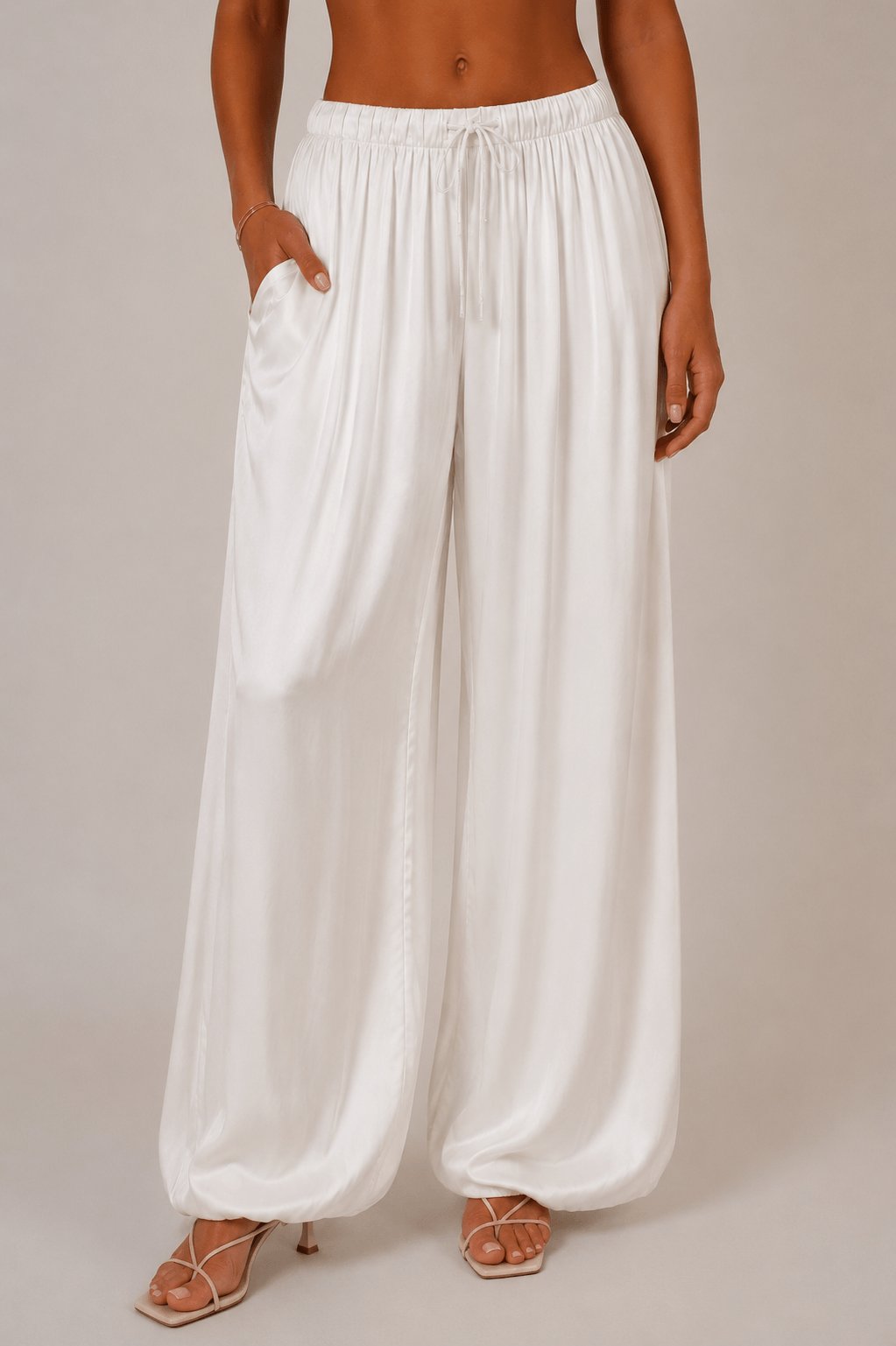 Pantalón Satinado Balloon Mía